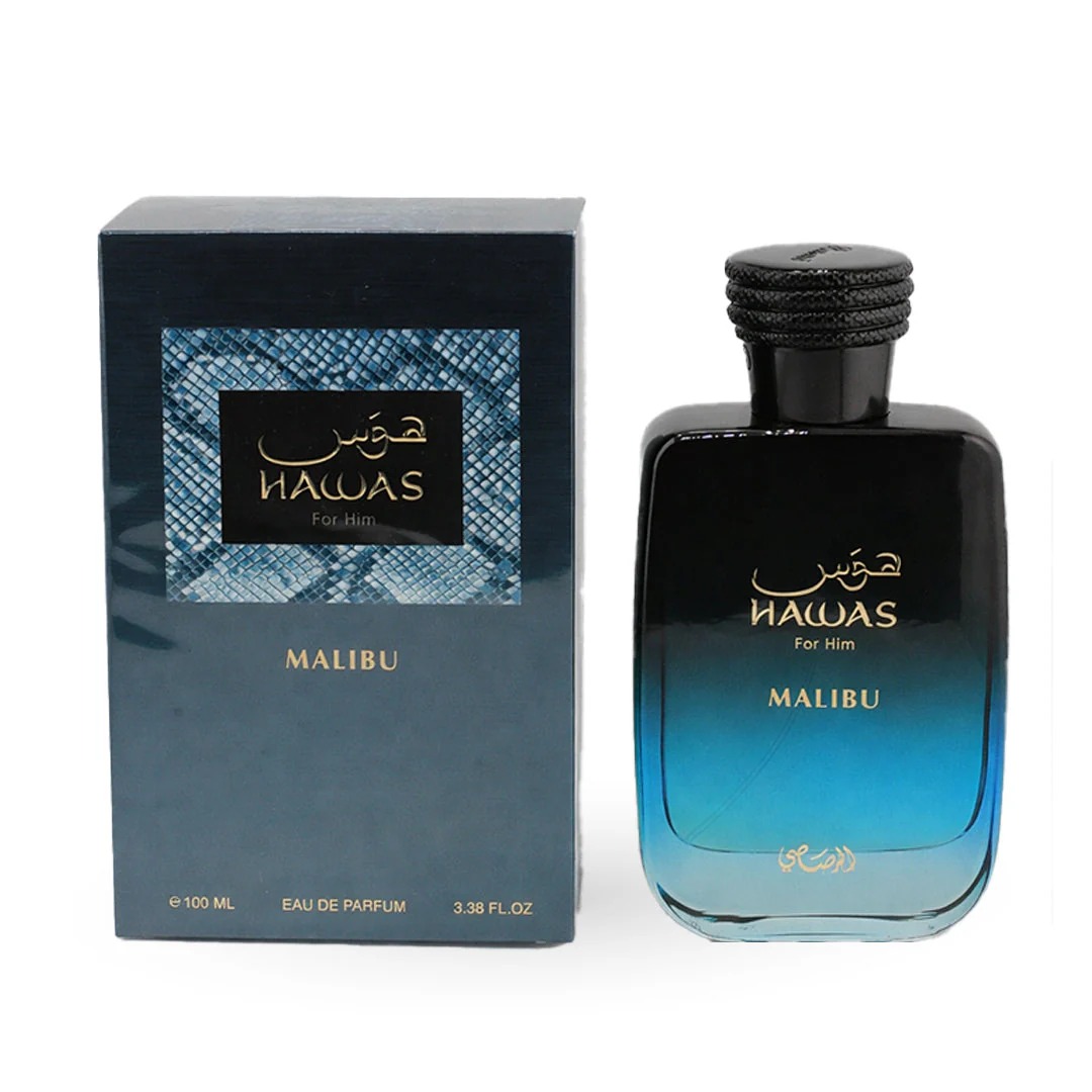 Rasasi Hawas Malibu For Him ED - Misting Bottle Fine recension och pris