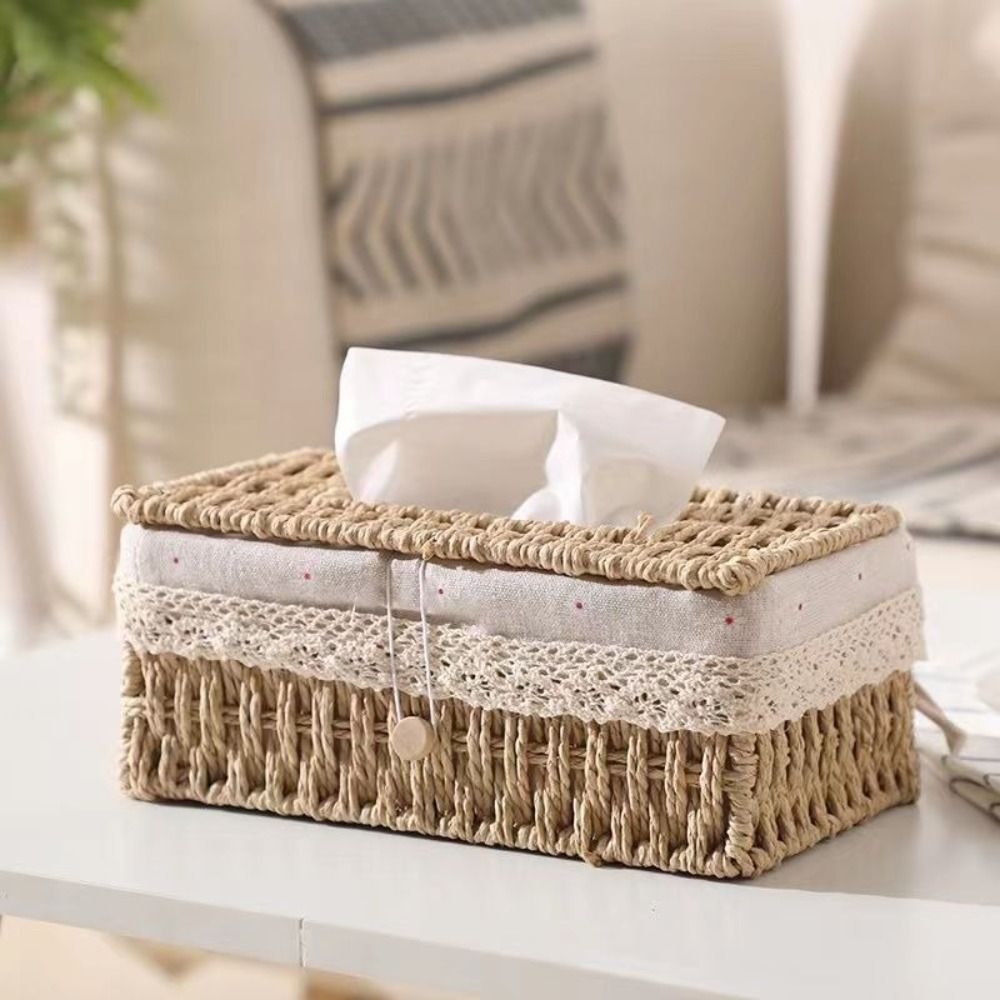 Creative Straw Knitting Basket - Agar Tissue Culture recension och pris