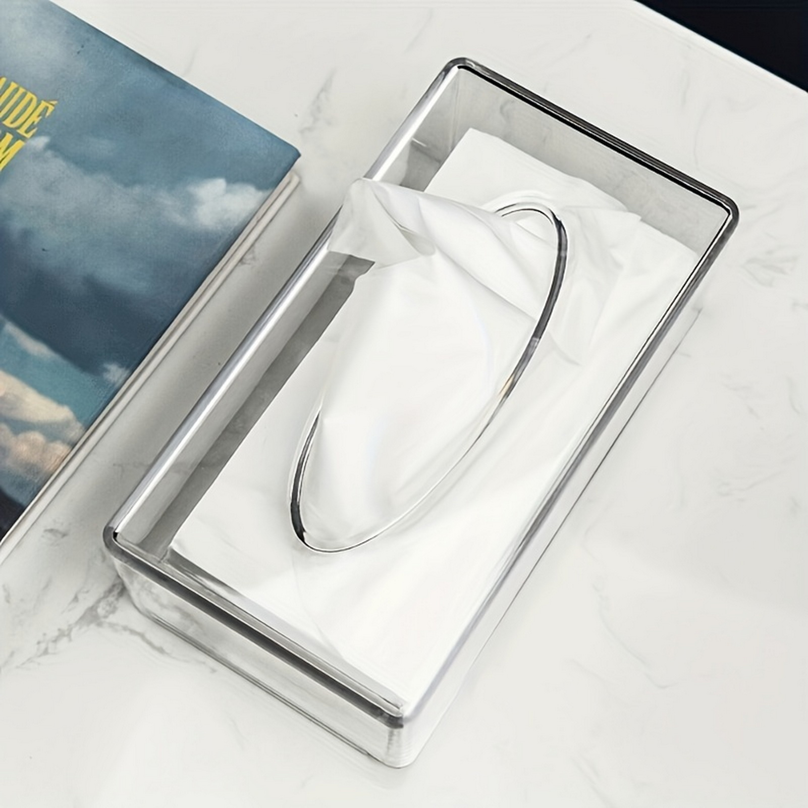 Square Clear Tissue Box Holder - Agar Tissue Culture recension och pris